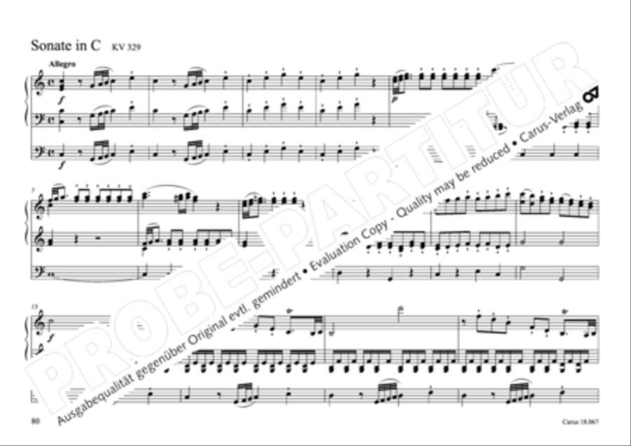17 Church sonatas Organ Solo scores gallery preview page 81
