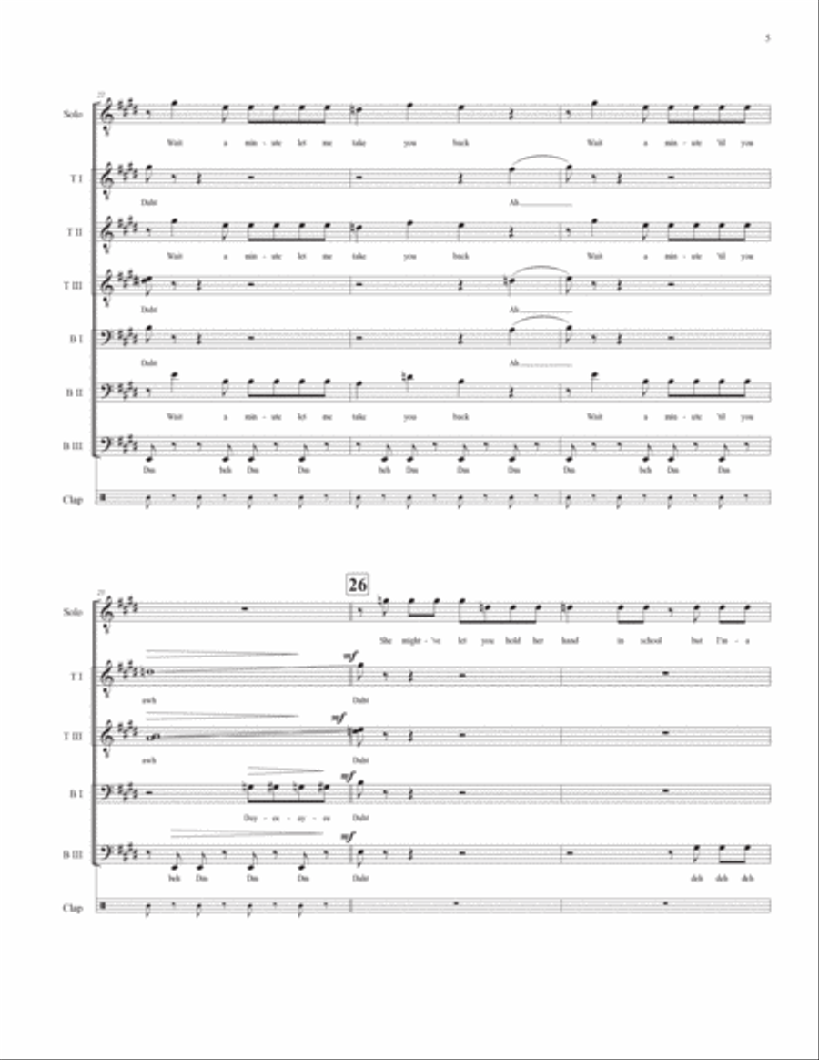 Bang Bang (rap Version) TTBB scores gallery preview page 6