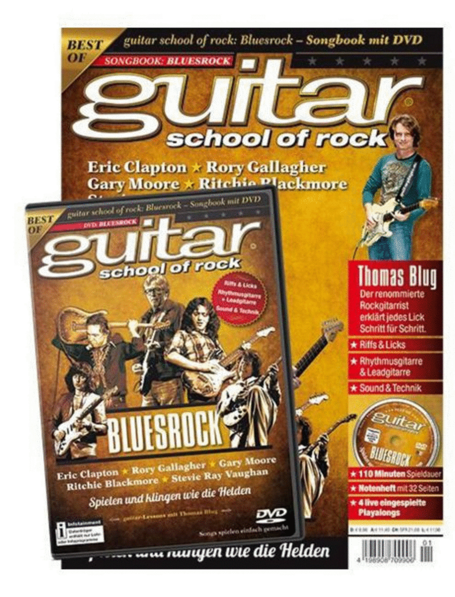 guitar - Best of School of Rock - Bluesrock Electric Guitar scores gallery preview page 1