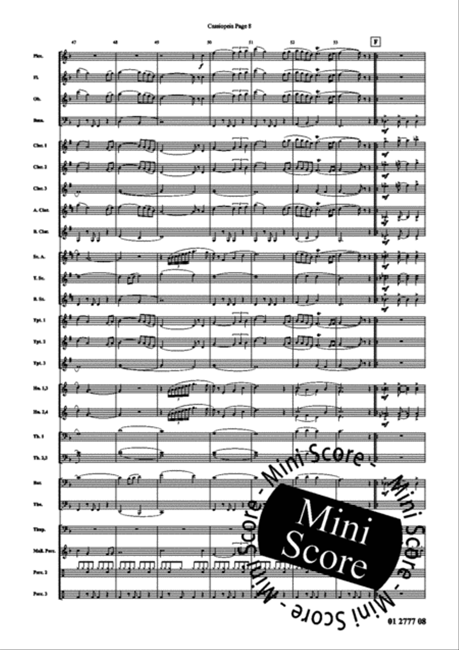 Cassiopeia Cassiopeia Concert Band scores gallery preview page 14