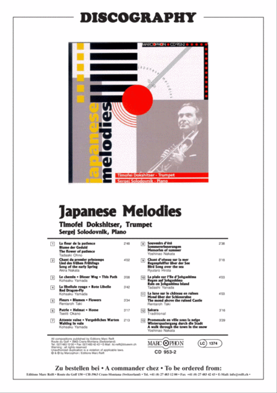 Japanese Melodies Vol. 2 Japanese Melodies Vol. 2 Cornet scores gallery preview page 3