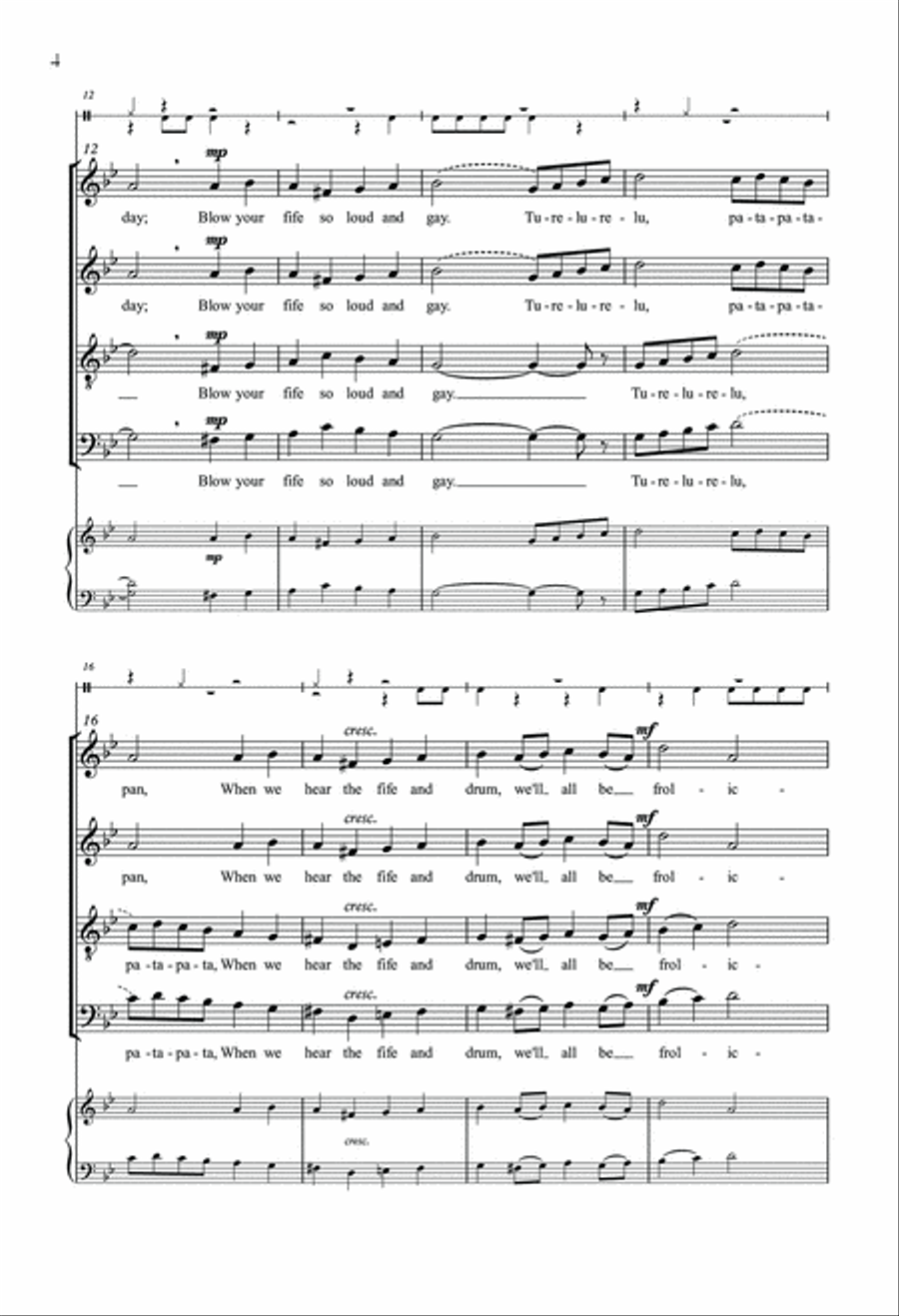 Patapan 4-Part scores gallery preview page 4