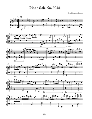 Piano Solo No. 3018