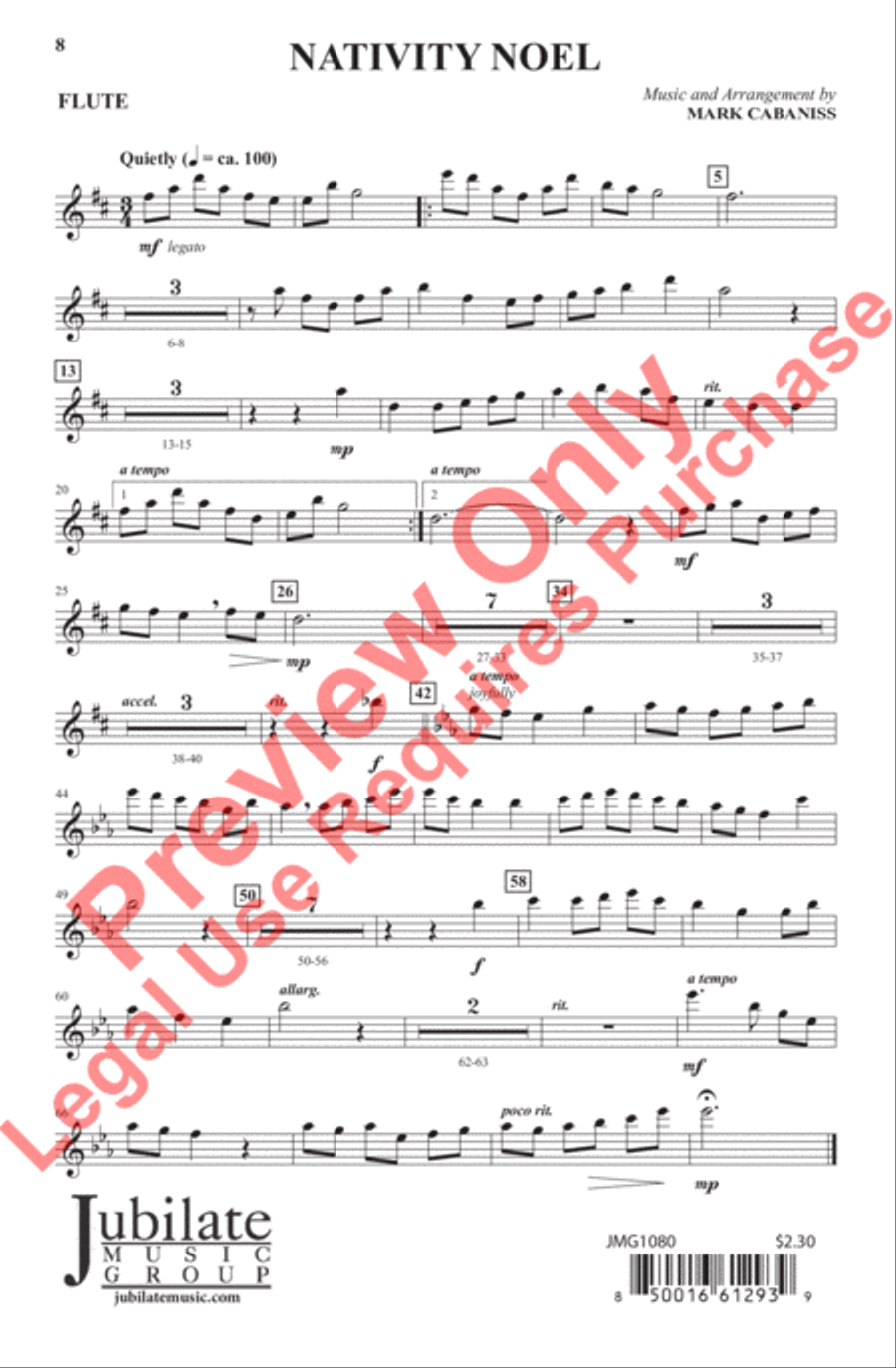 Nativity Noel 3-Part scores gallery preview page 8