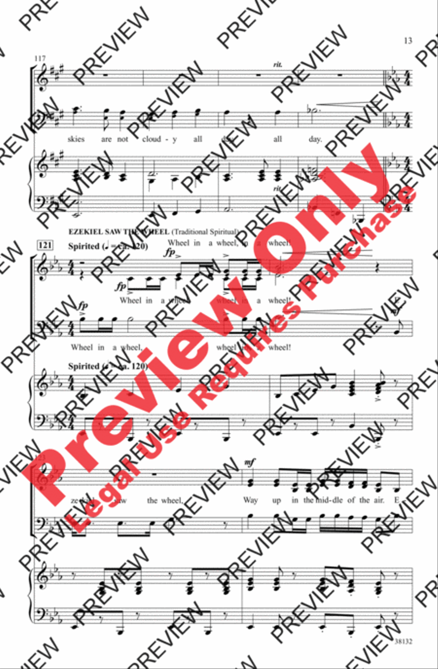 Give Me a Choral Medley! 3-Part scores gallery preview page 13