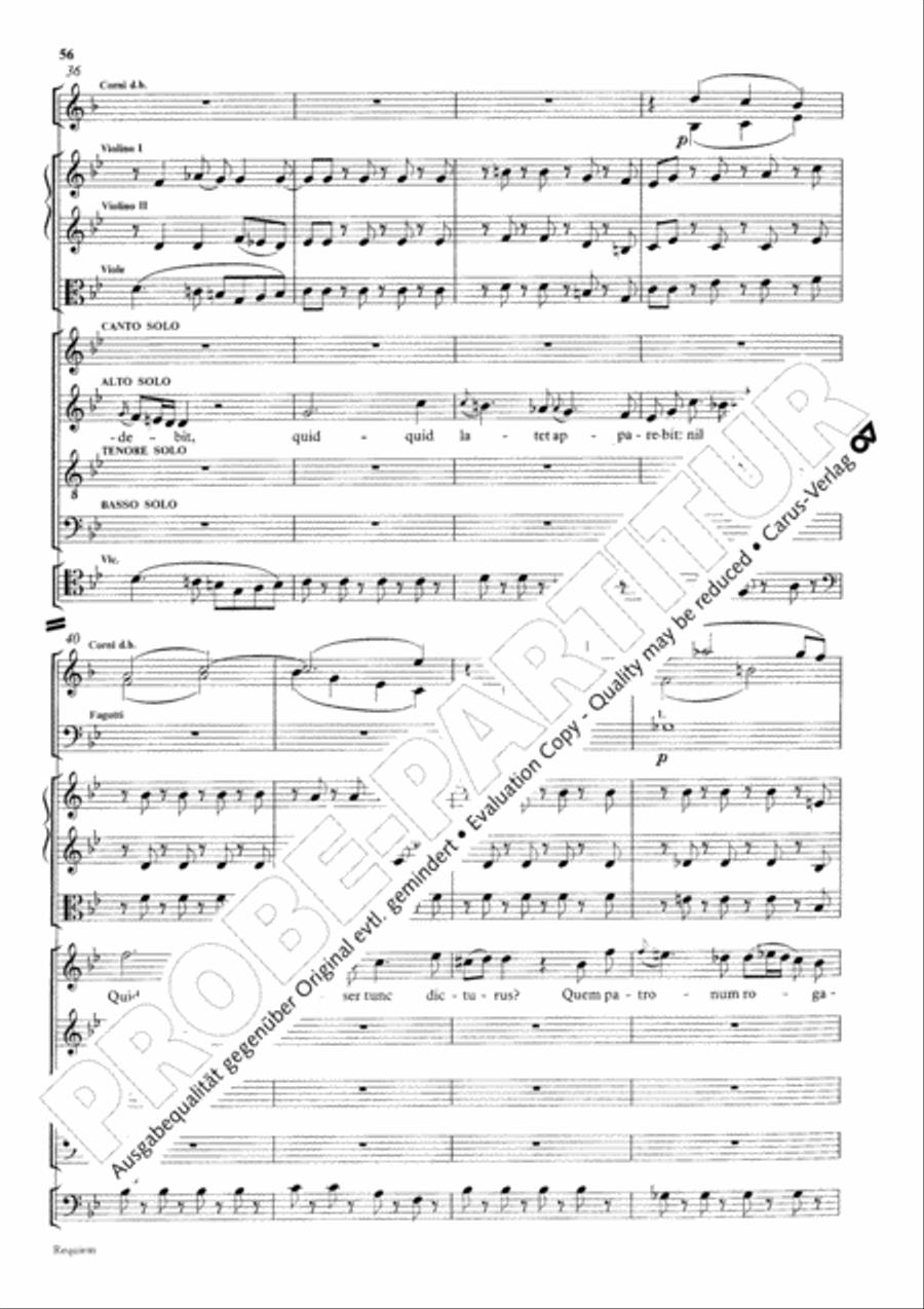 Requiem Requiem 4-Part scores gallery preview page 65