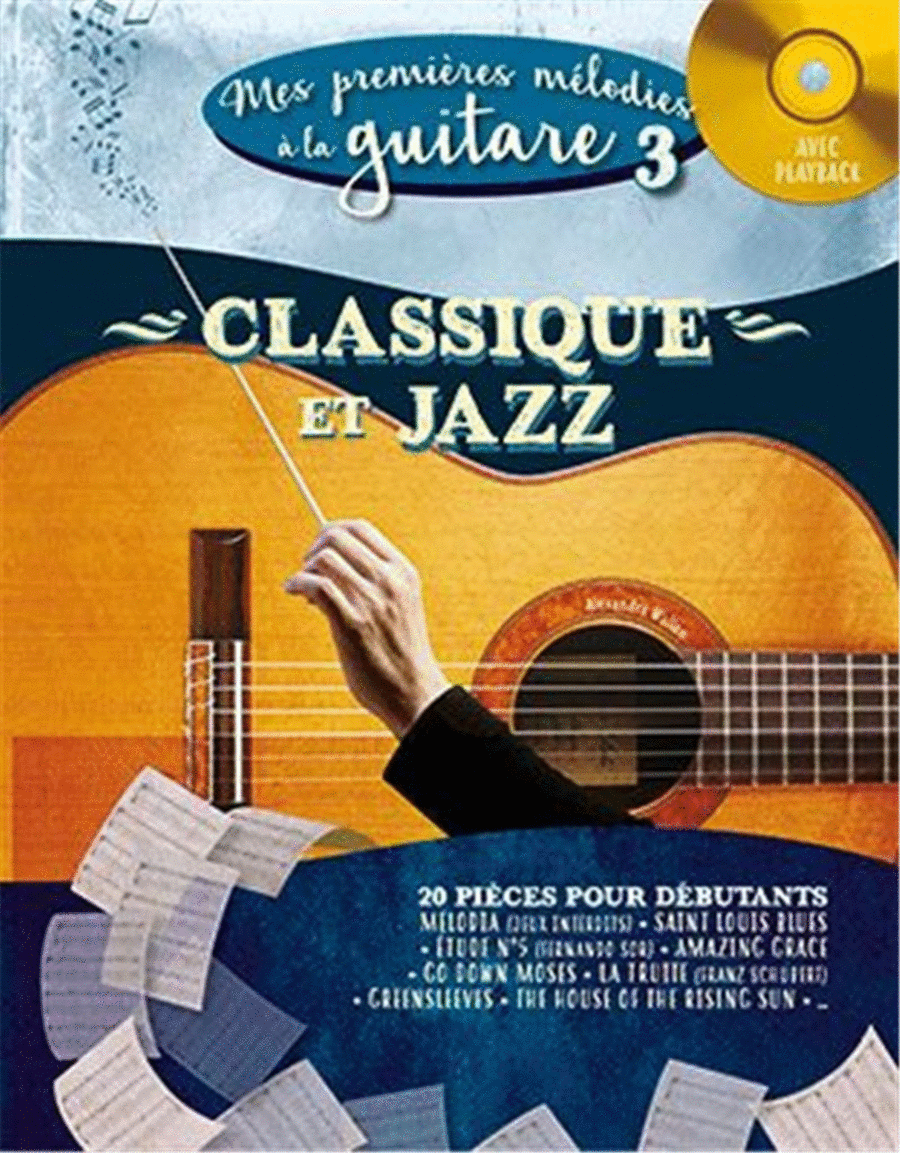 Mes 1res Melodies a la Guitare Vol. 3 Guitar scores gallery preview page 1