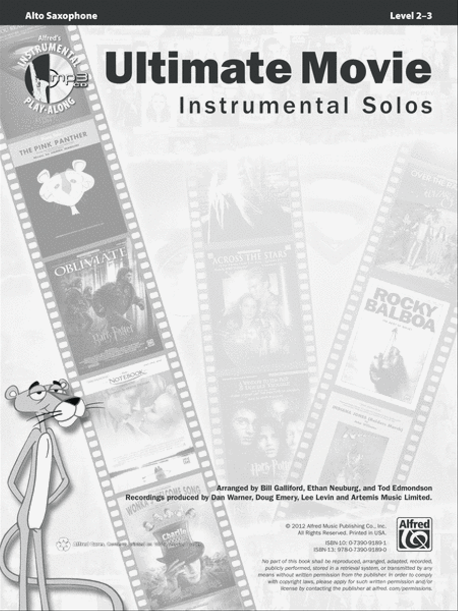 Ultimate Movie Instrumental Solos Alto Saxophone scores gallery preview page 5