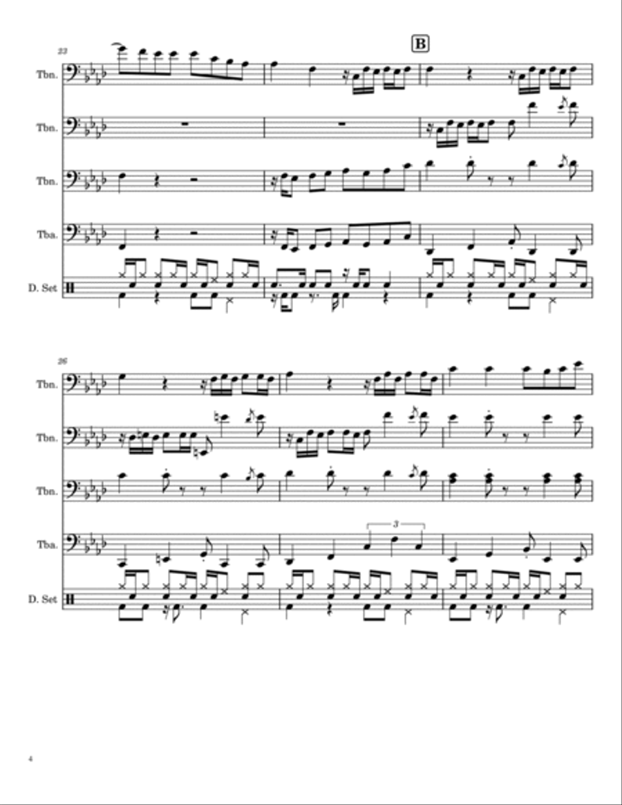 Finesse Finesse Brass Ensemble scores gallery preview page 4