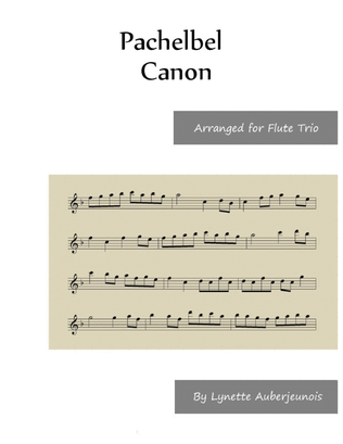 Canon - Flute Trio