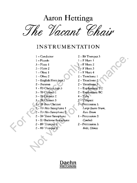 The Vacant Chair image number null