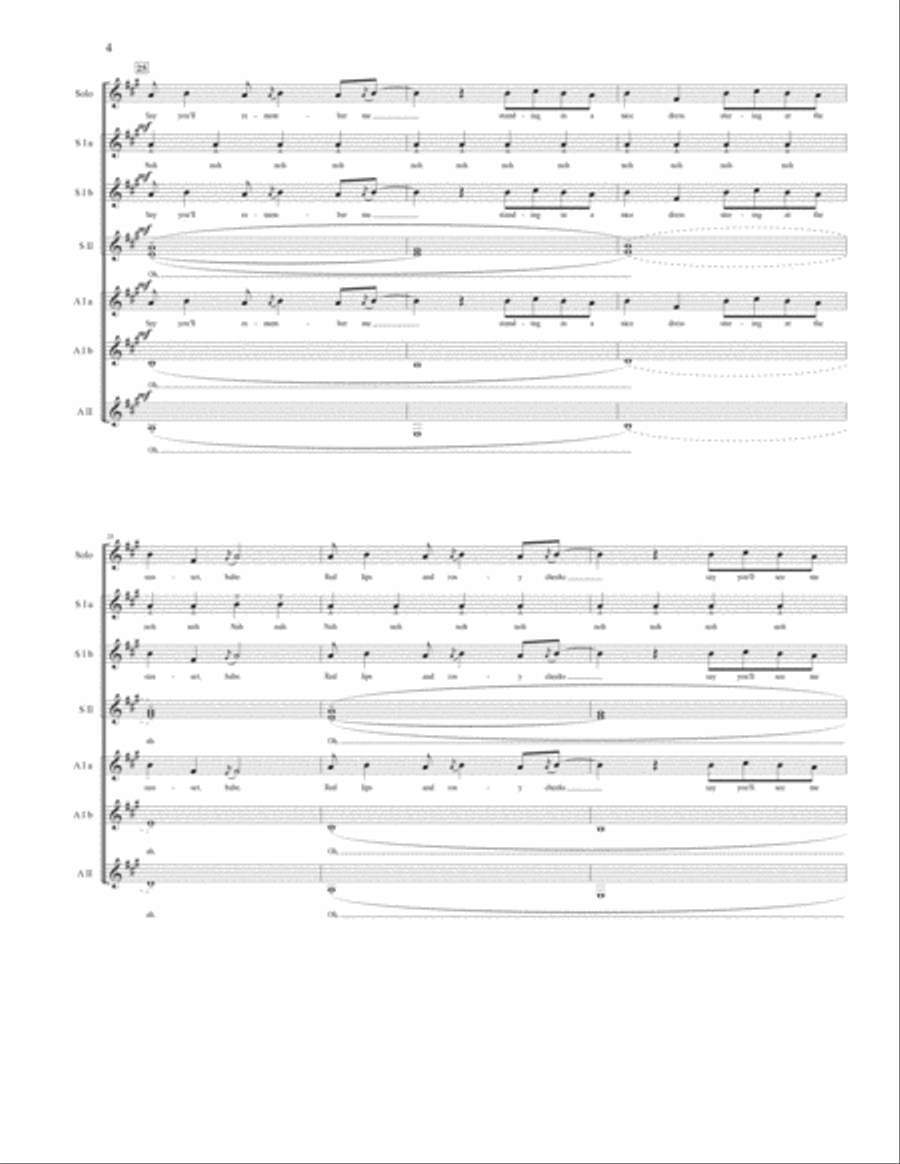 Wildest Dreams Wildest Dreams SSA scores gallery preview page 5