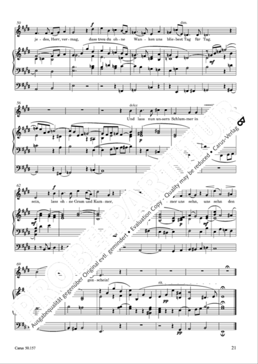 Sechs religiose Gesange op. 157 Score scores gallery preview page 22