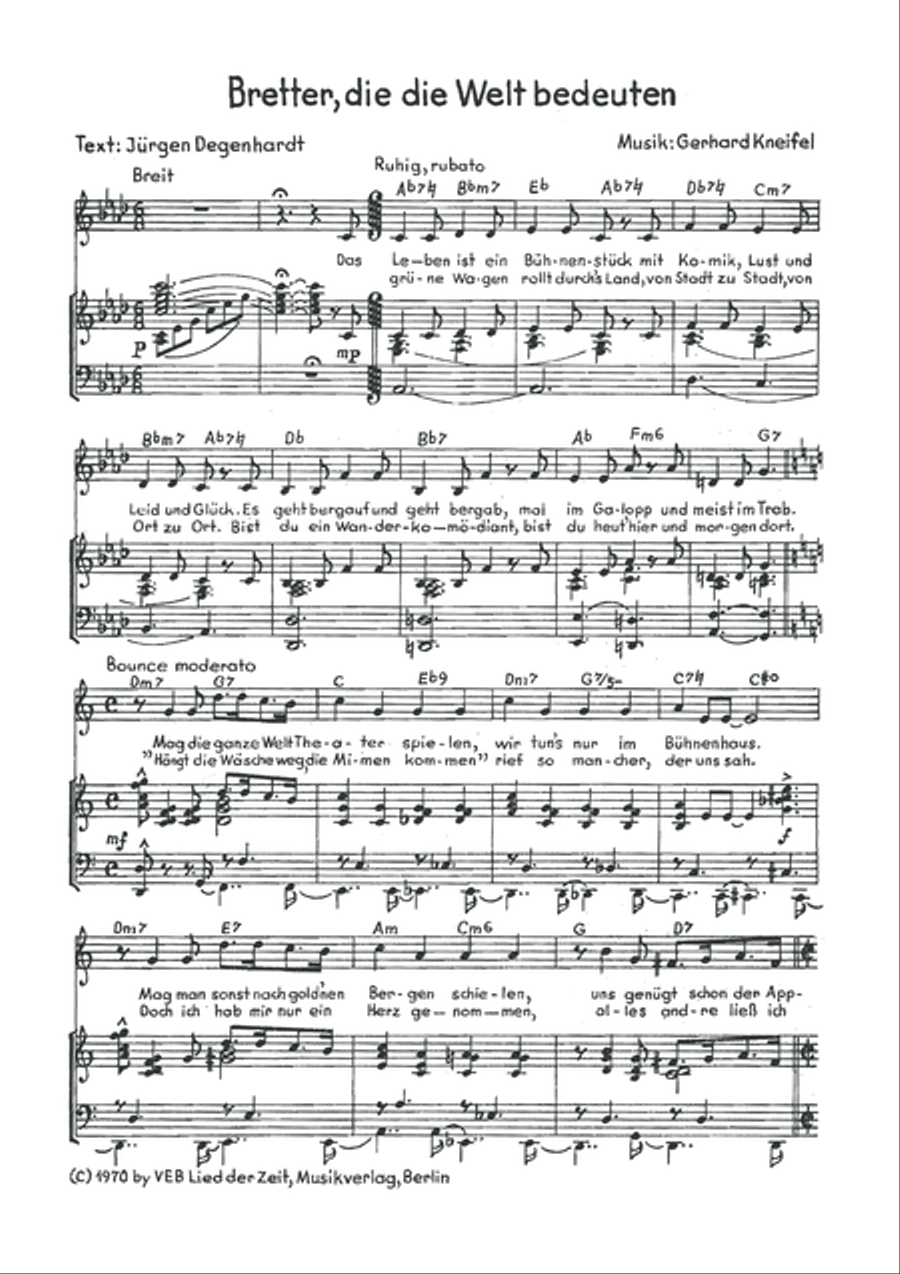 Bretter, die die Welt bedeuten Voice scores gallery preview page 3