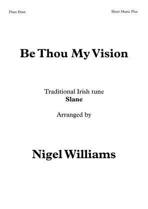 Book cover for Be Thou My Vision, Flute Duet
