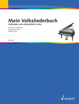 Book cover for Mein Volksliederbuch