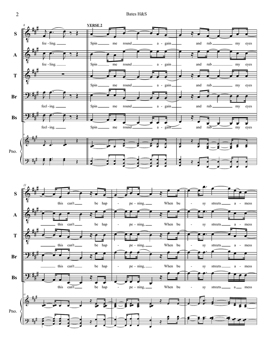 Hide And Seek 4-Part scores gallery preview page 2