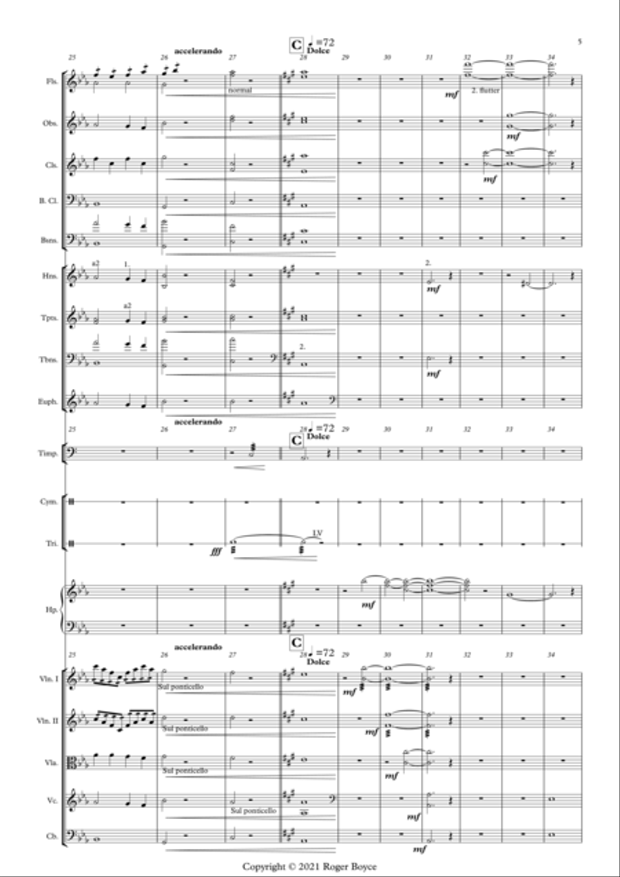 Horizon - Beyond Vision Full Orchestra scores gallery preview page 5