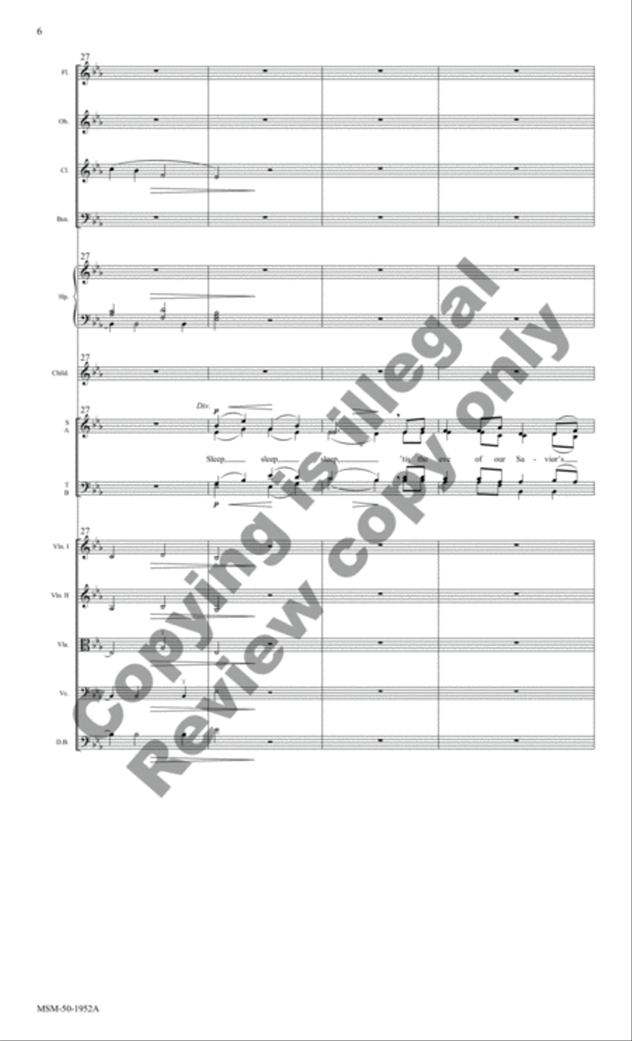 Still, Still, Still (Orchestra Score) Choir scores gallery preview page 8