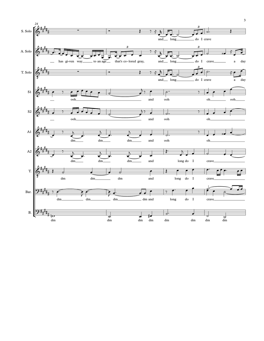 Sweet Disarray 4-Part scores gallery preview page 3