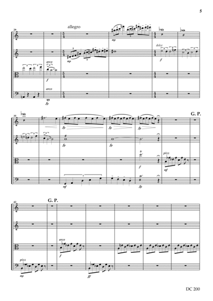 String Quartet No 3 (Score) image number null