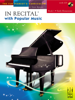 Book cover for In Recital with Popular Music, Book 1