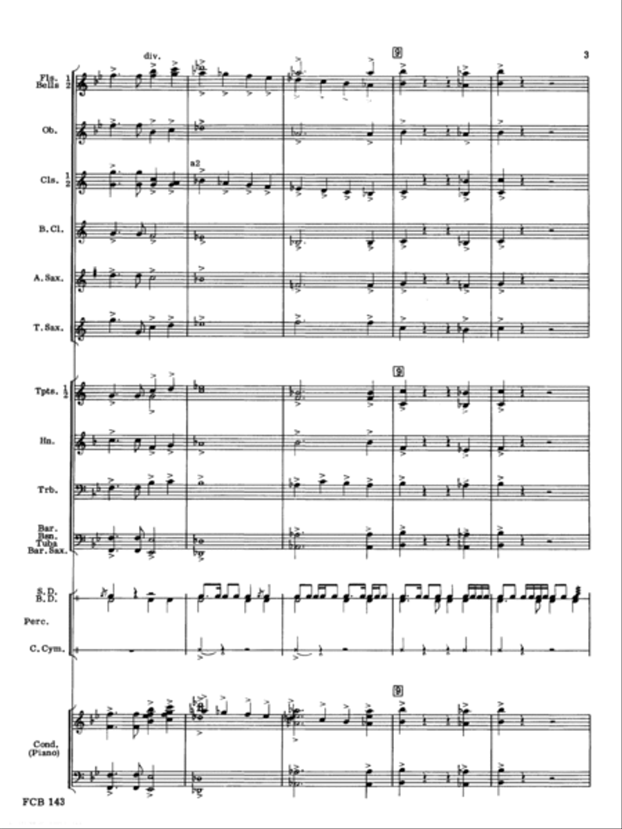 Olympic Spirit Olympic Spirit Concert Band scores gallery preview page 3