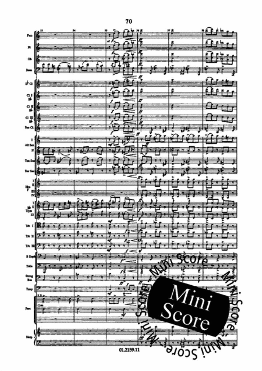 Dance Suite Concert Band scores gallery preview page 78