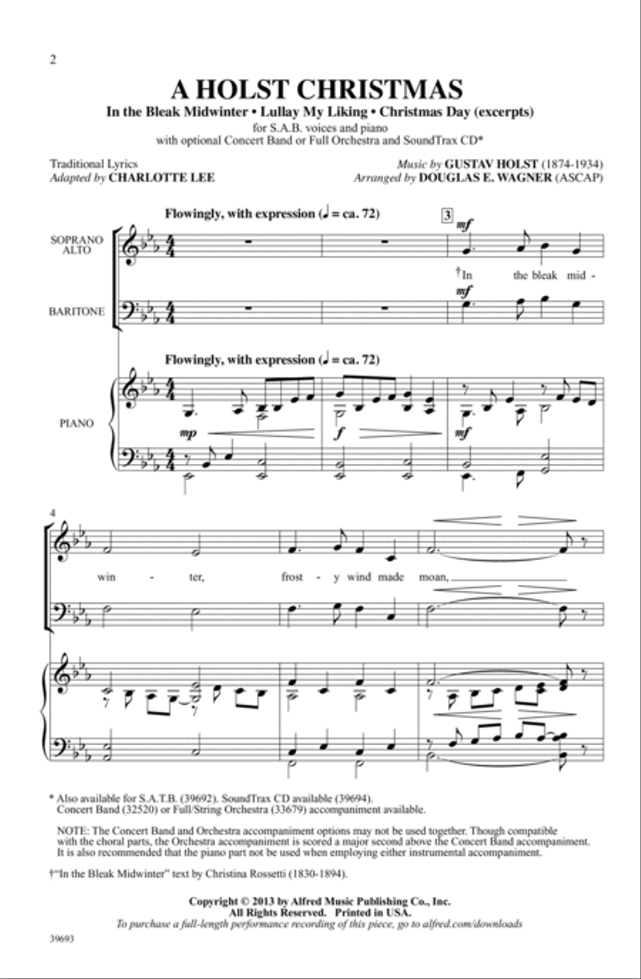 A Holst Christmas A Holst Christmas Choir scores gallery preview page 1