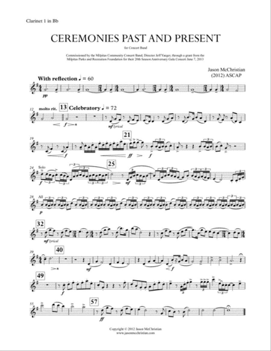 Ceremonies Past and Present - for Concert Band Concert Band scores gallery preview page 4