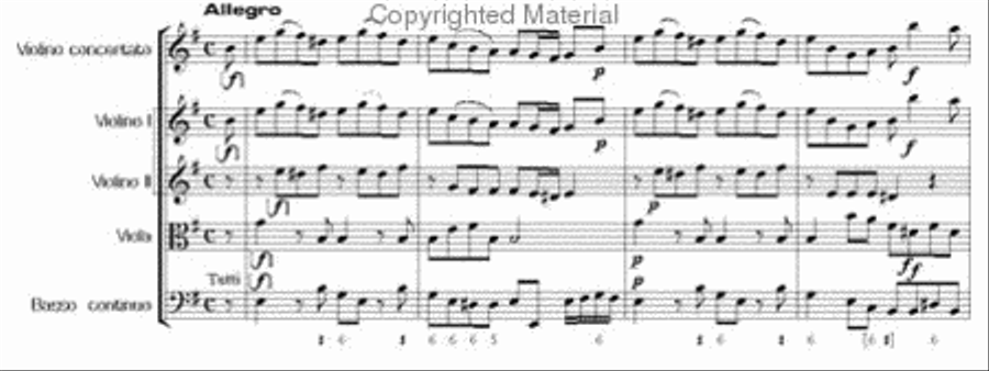 Concerto in E minor Orchestra scores gallery preview page 2