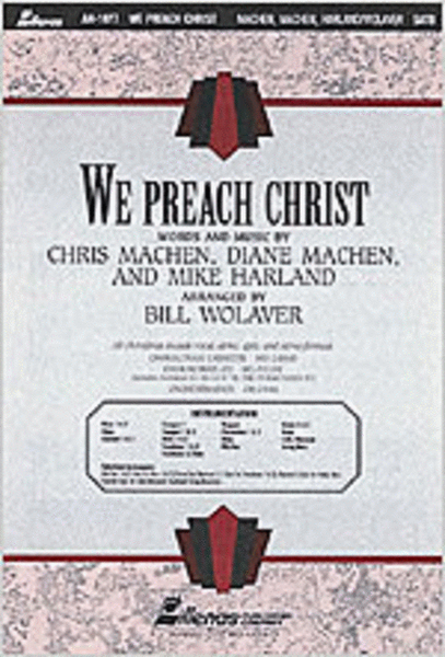We Preach Christ (Orchestration) image number null