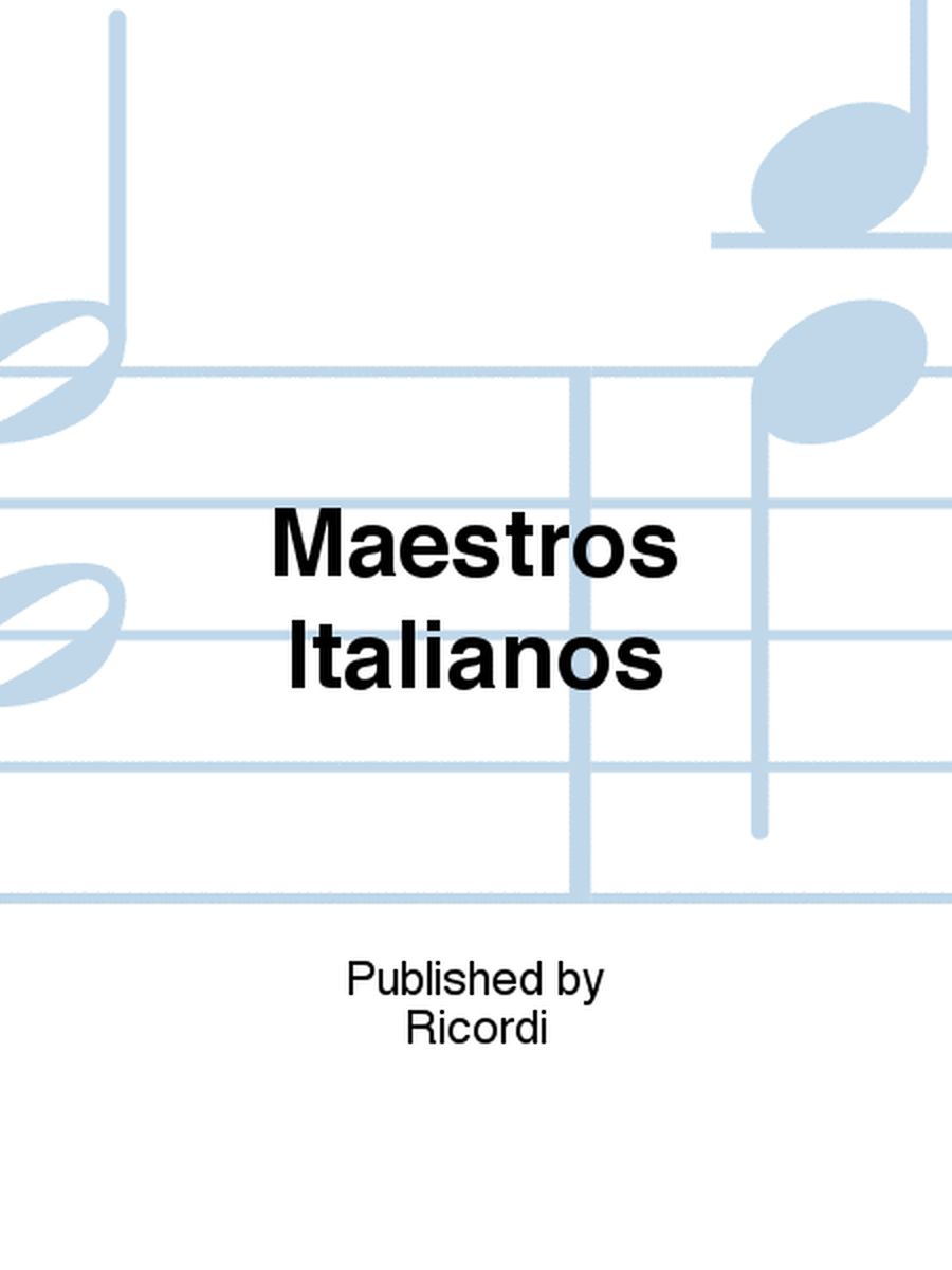Maestros Italianos