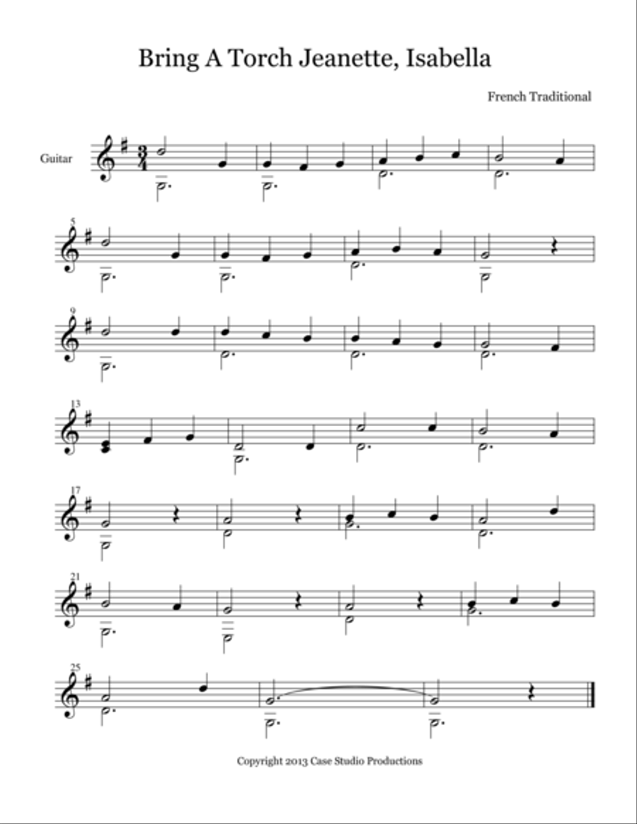 A Classical Guitar Christmas II Acoustic Guitar scores gallery preview page 1