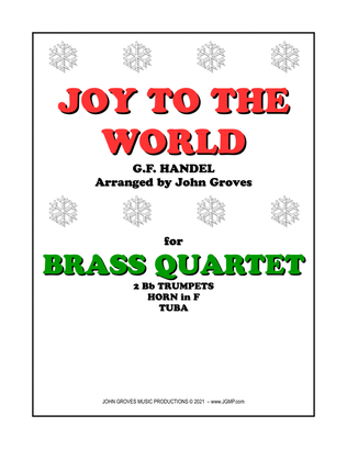 Book cover for Joy To The World - 2 Trumpet, Horn, Tuba (Brass Quartet)