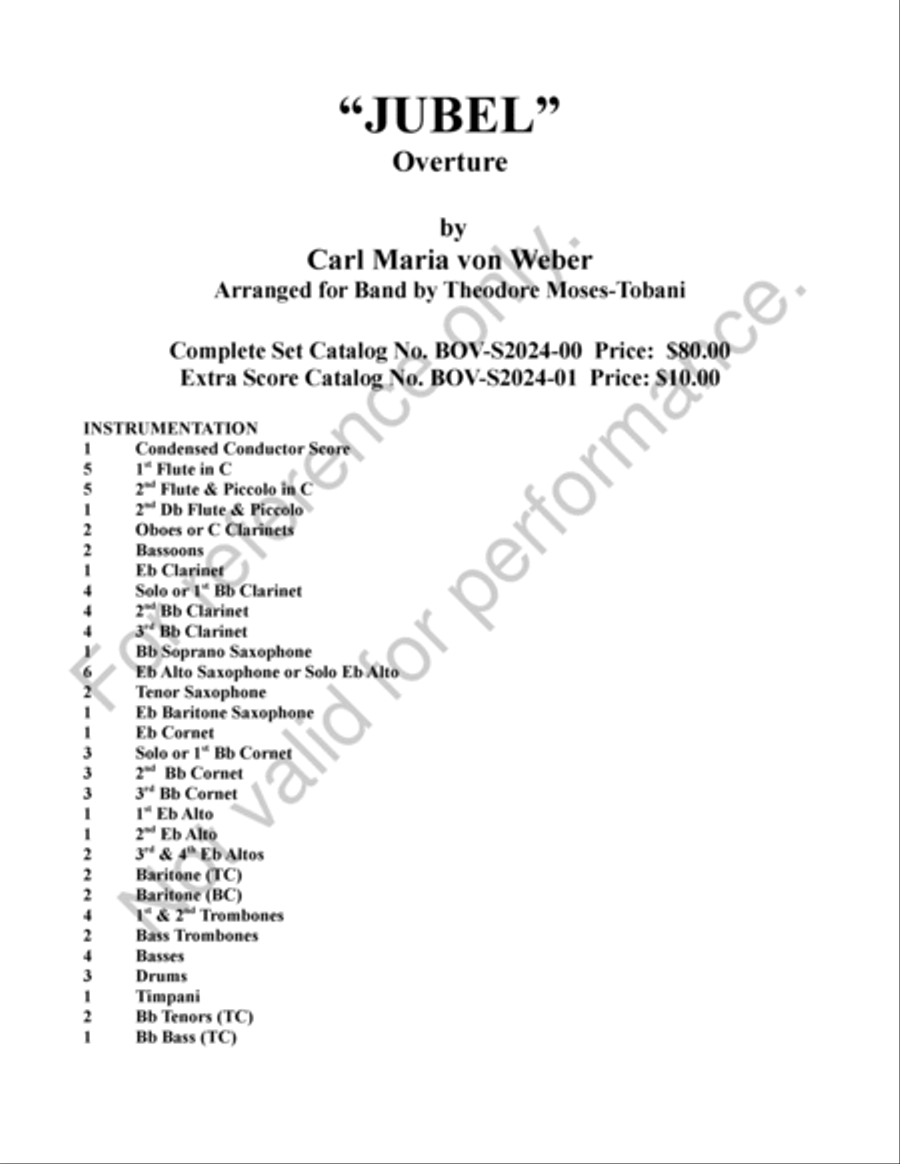 Jubel Concert Band scores gallery preview page 2