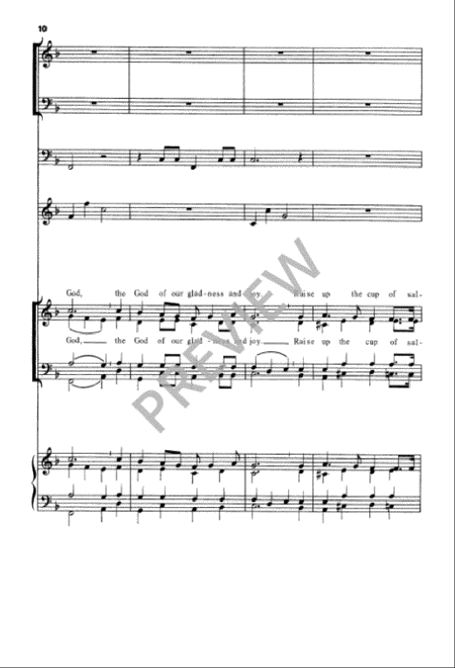 Go Up to the Altar of God 4-Part scores gallery preview page 10