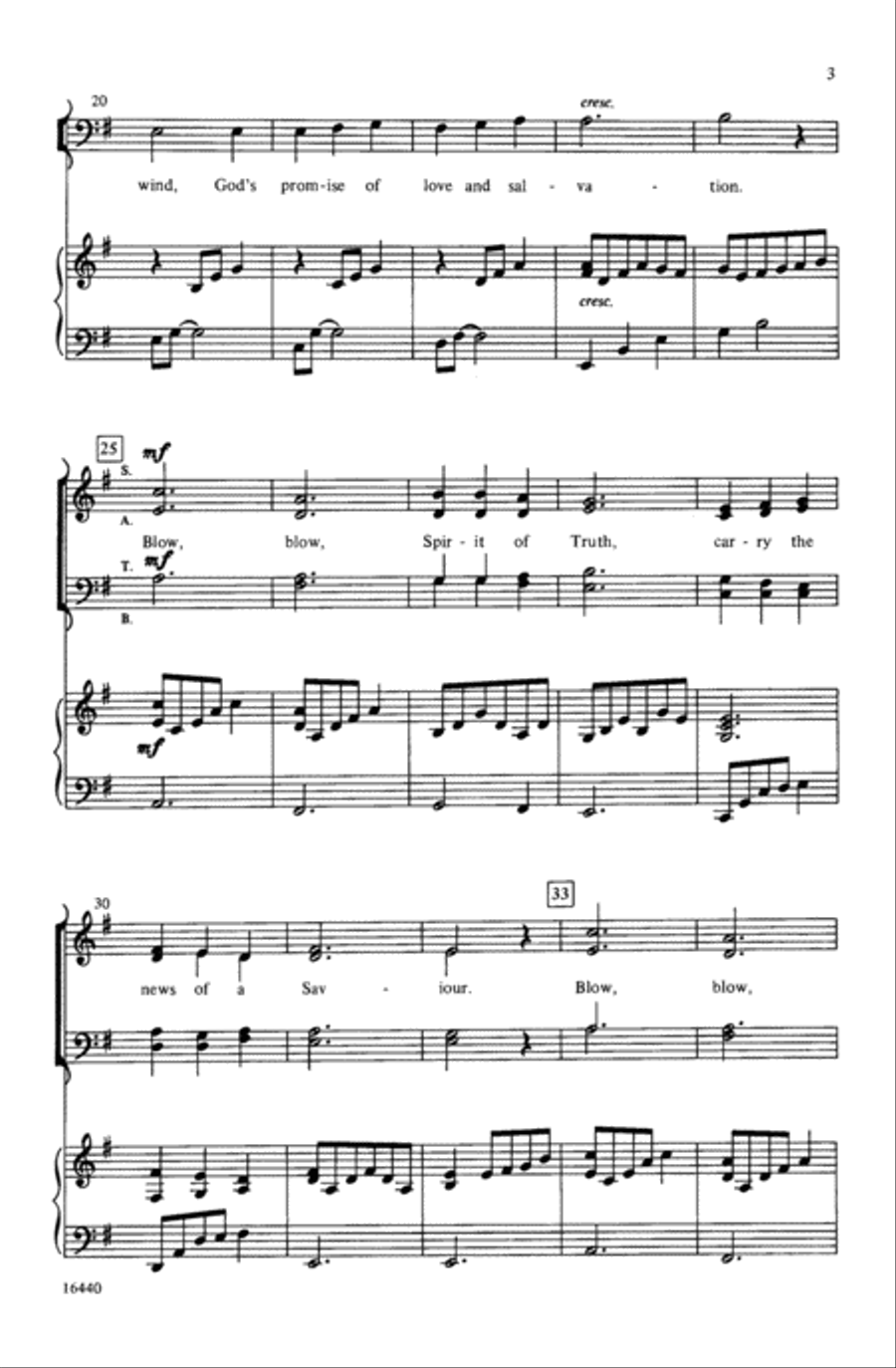 Bethlehem Wind 4-Part scores gallery preview page 3