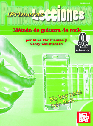 Book cover for Primeras Lecciones Metodo de Guitarra de Rock