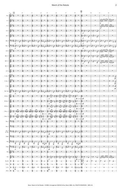 March of the Robots - Concert Band Arrangement image number null