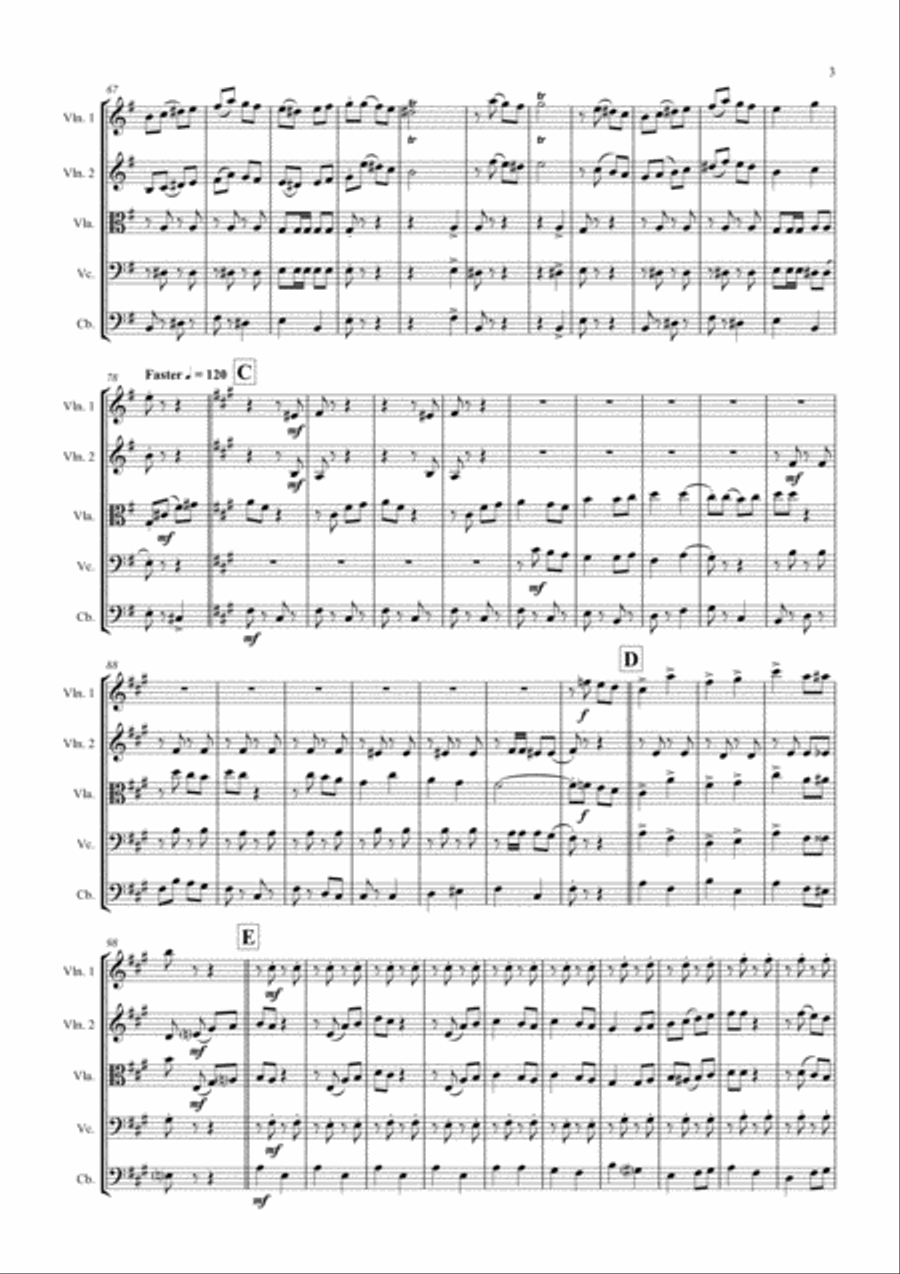 Bella Ciao - Italian Classic - String Orchestra String Orchestra scores gallery preview page 3