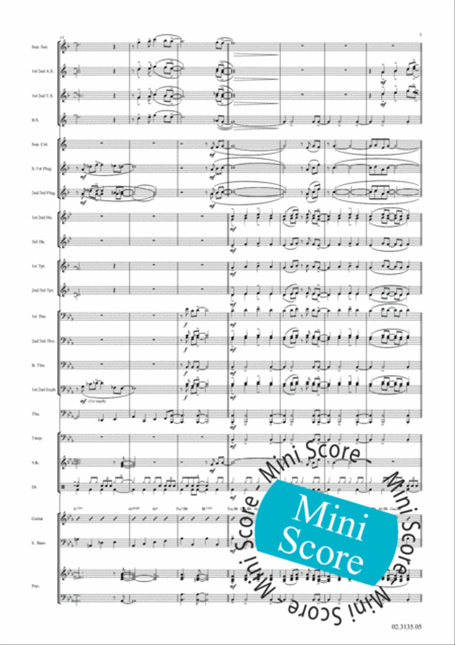 The Way You Look Tonight Fanfare Band scores gallery preview page 9