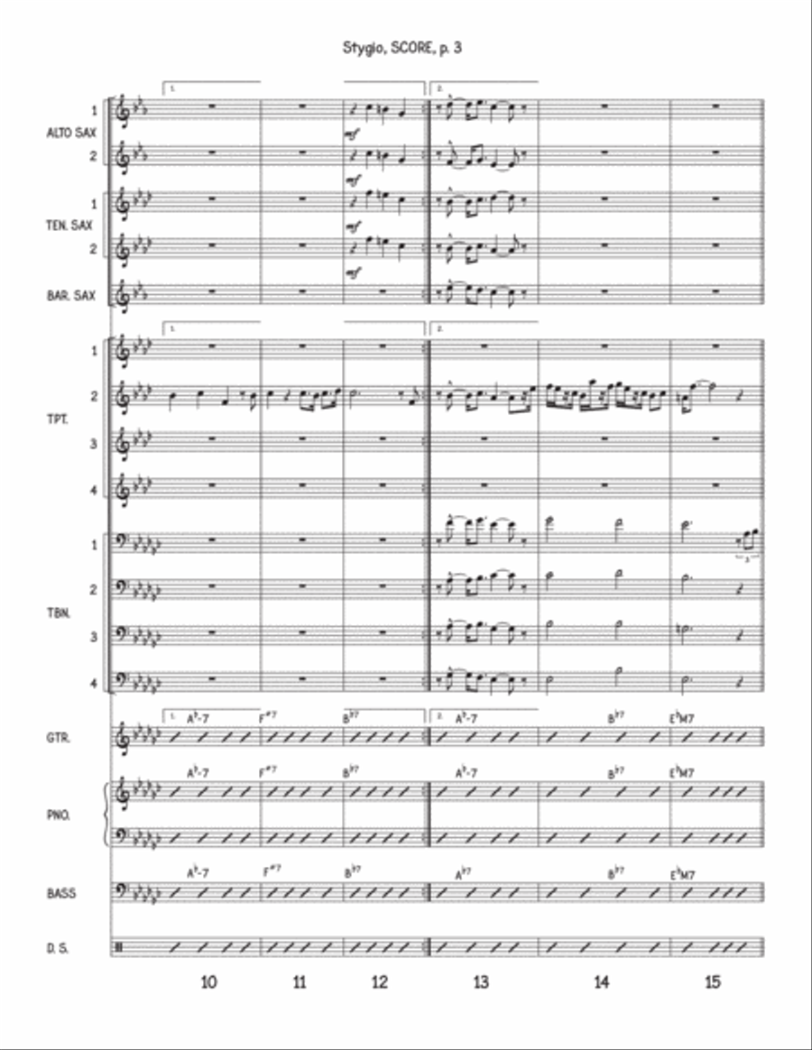 Stygio Jazz Ensemble scores gallery preview page 3