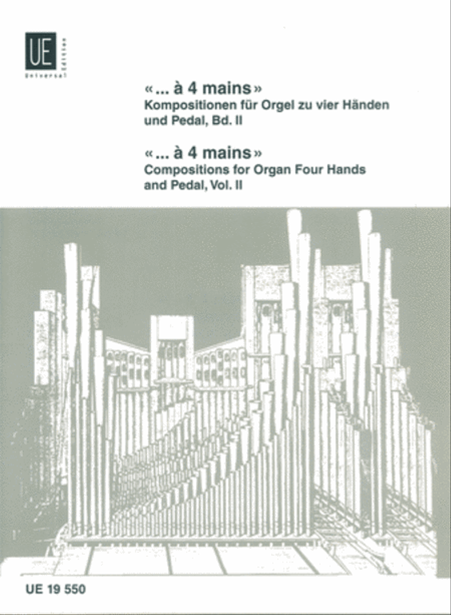 Book cover for ...A 4 Hands, Vol. 2, Organ 4