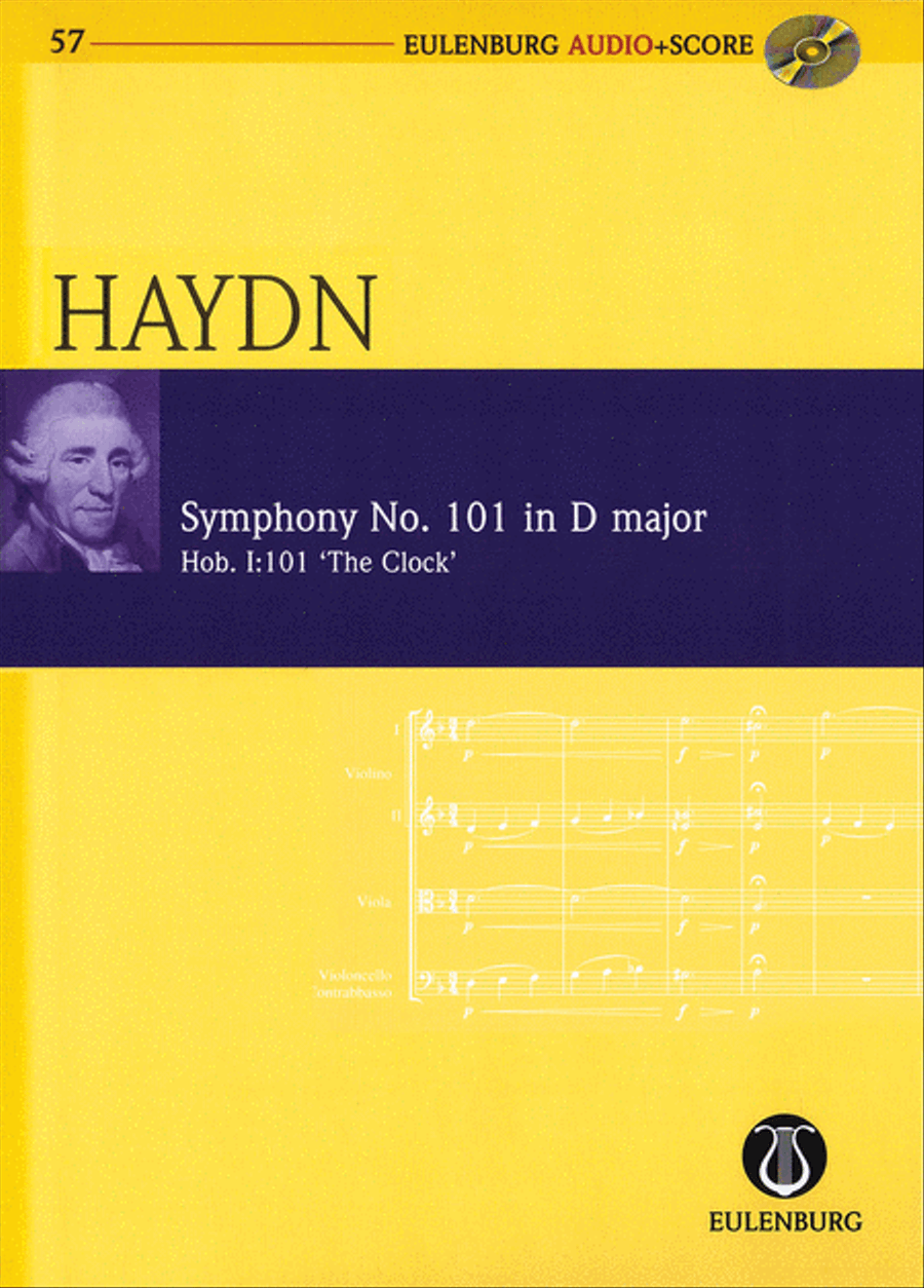 Symphony No. 101 in D Major Hob. I:101 “The Clock” Orchestra scores gallery preview page 1