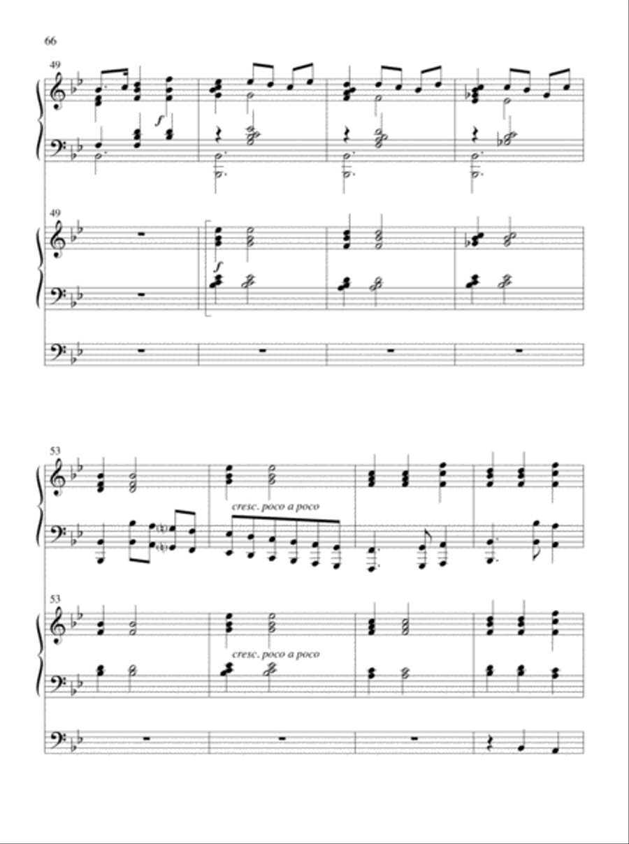 Glory and Honor, Praise and Adoration! Organ scores gallery preview page 37