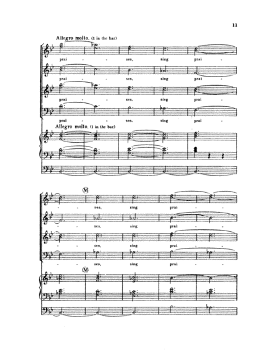 O Clap Your Hands (Choral Score) 4-Part scores gallery preview page 11