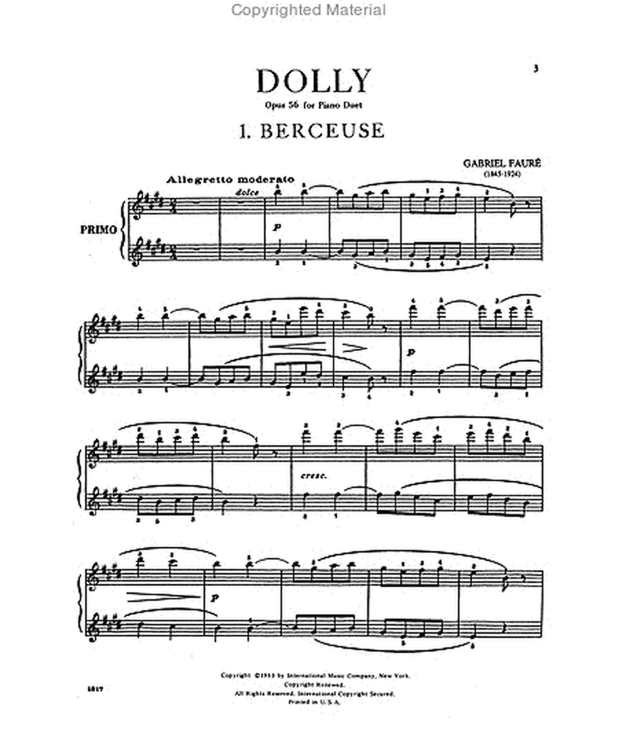 Dolly, Opus 56. Six Original Pieces