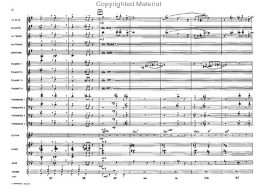 Exit 135 North Jazz Ensemble scores gallery preview page 21