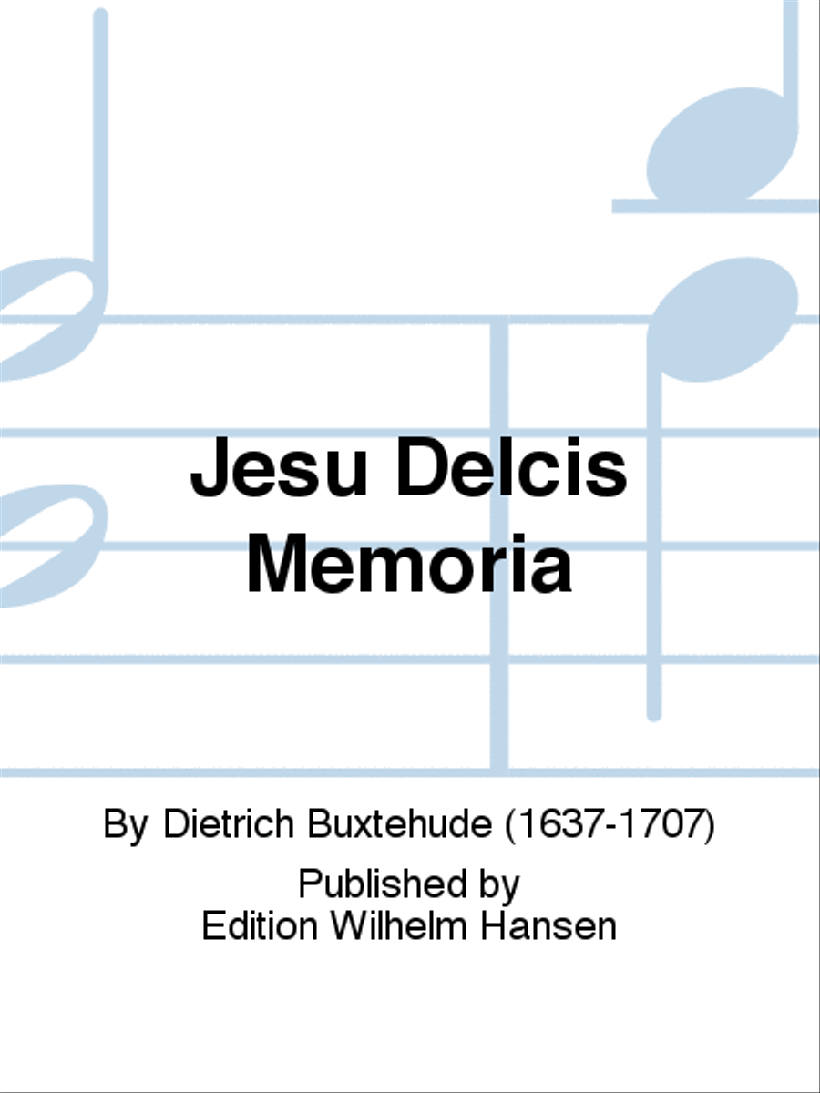 Jesu Delcis Memoria Jesu Delcis Memoria Sacred scores gallery preview page 1